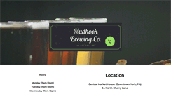 Desktop Screenshot of mudhookbrewing.com